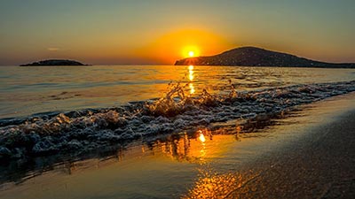 Beaches in Syros Greece