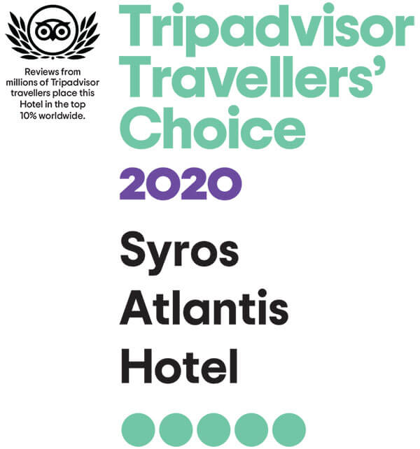 TripAdvisor Travelers' Choice 2020 syros atlantis hotel